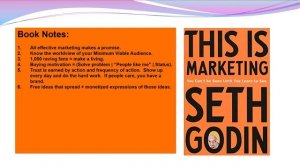 BOOK SUMMARY AND REVIEW - THIS IS MARKETING by Seth Godin