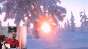 Снег летит и летит...Песня под гитару.