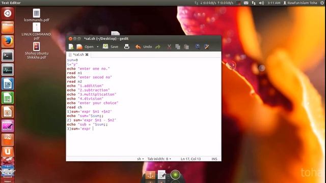 Simple Calculator Using Shell Script смотреть онлайн