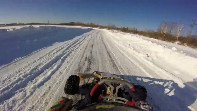 Тренировка 2, Первенство ОГО 2019 по зимнему картингу, г.Озёрск, Микро смотреть онлайн