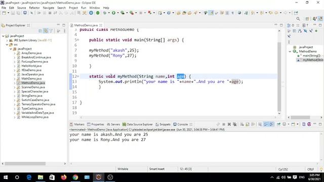 Java tutorial in Bangla 19 | Method Parameter Method return type смотреть онлайн