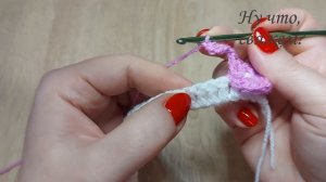 ?3D НОВИНКА! Узор крючком МАКАРОНЫ? (вязание крючком для начинающих)