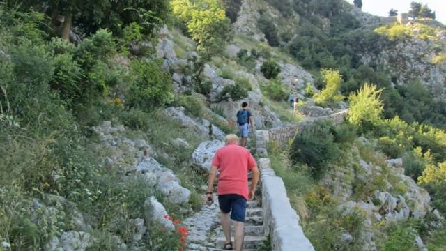 Montenegro Kotor Fortress of St John Castle Adriatic смотреть онлайн