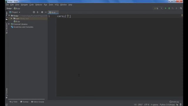 How We Create Array Element  In Python (Hindi)