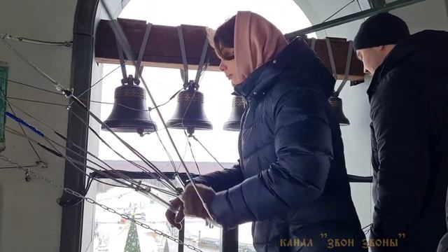 Анна Слепцова, колокольной звон в Главном храме вооруженных сил России 23.02.2022