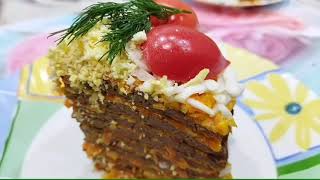 Печёночный торт! Получается очень нежный! Даже те кто не любят печень - оценят! смотреть онлайн