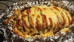 Свинина – гармошка, запеченная в духовке с овощами смотреть онлайн