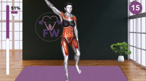 30 Min STANDING Workout ⮕ Bye Bye STUBBORN BELLY FAT in 2 Weeks!