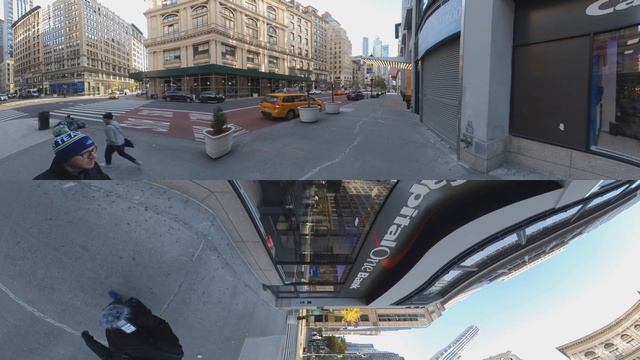 【5K 360°】WALKING NEW YORK CITY with ASMR sound. Fifth Avenue. Central Park to Washington Square Par смотреть онлайн
