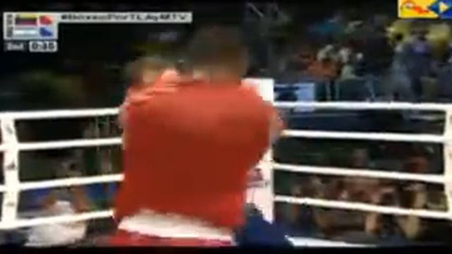 69kg Alberto PALMETTA (ARG) vs Gabriel MAESTRE (VEN) - Premundial Boxeo 2015 смотреть онлайн