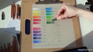 ?РИСУЮ ПОДПИСЧИКА|| Обзор на твердую сухую пастель FABER-CASTELL "Polychromos"