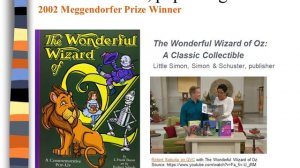 The Meggendorfer Prize for Outstanding Pop Up or Movable Book 1998 to 2018
