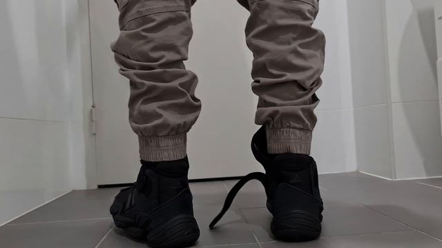 Adidas Pharrell Williams 0 TO 60 Black on feet смотреть онлайн