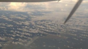 cloud cover over Mt Bosavi and some of the many small branches of the Mighty Fly River