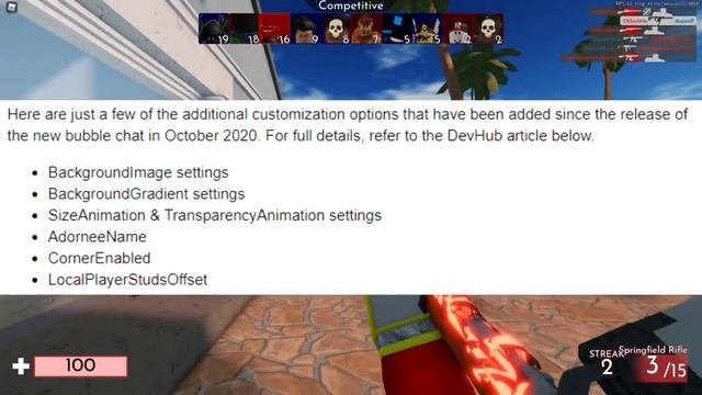 Roblox changed the chat bubble... смотреть онлайн