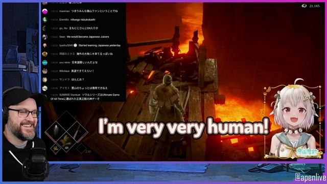 REACT TO - xQc's community greets NIJISANJI Ohayama after he is caught watching her (wholesome) смотреть онлайн