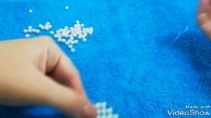 DIY Галстук из бусин. Часть#1.