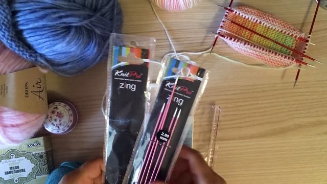 Радость !Получила мою первую пряжу Drops- Air и Flora,чулочные спицы Knitpozing смотреть онлайн