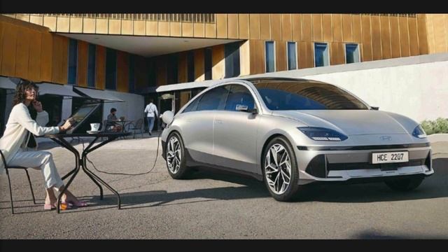 Hyundai Ioniq 6 (3D perception) Electric Car смотреть онлайн