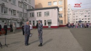 Встреча бойцов сводного отряда полиции