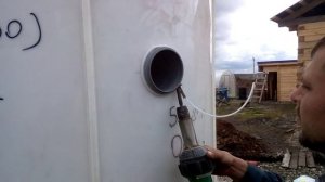 Герметизация входного отверстия на установке БиоДека 5 П-800