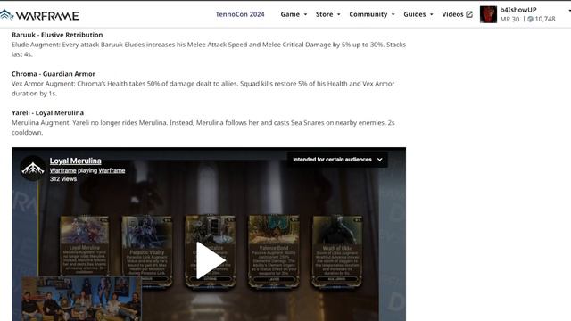 Warframe- 10 New Augment Mods Coming in Next Update смотреть онлайн