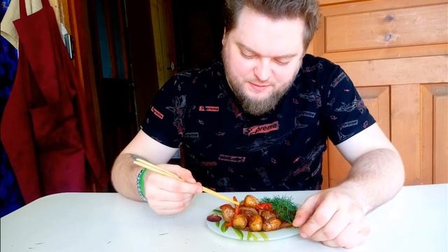 МЕЛКИЙ КАРТОФЕЛЬ ПО-КОРЕЙСКИ. Очень вкусный, простой рецепт ароматного мелкого картофеля!