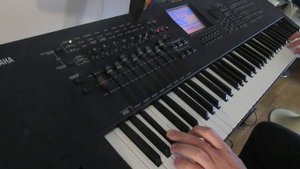 SYNTH DEMO #17 Playing Jean-Michel Jarre on Yamaha Motif XF7 Keyboard - Part II