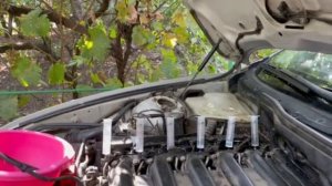 BMW 3.0D, M57, 2004 года, замеряем обратку форсунок #bmw #бмв #m57 #М57