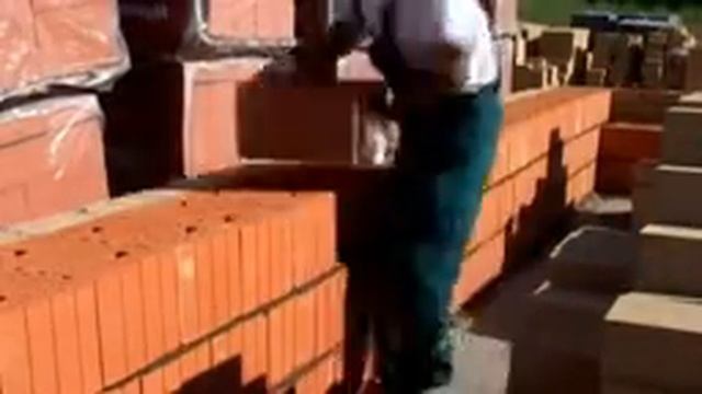 Porotherm кладка блоков смотреть онлайн