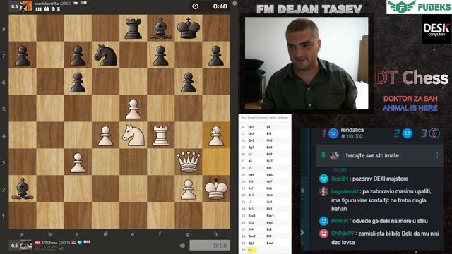 Mec FM DT vs stanislavcifka (Damin gambit,Spanska partija,Volski gambit,Italijanska partija) смотреть онлайн