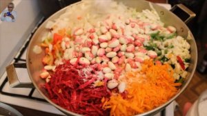 Борщ с фасолью. Заготовка на зиму.