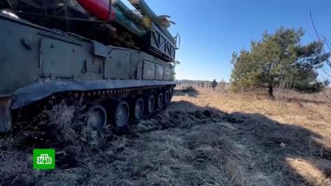 Работа российских систем ПВО на Украине: эксклюзивные кадры