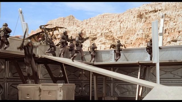 Starship Troopers 1997 Outpost 29 Battle 4K