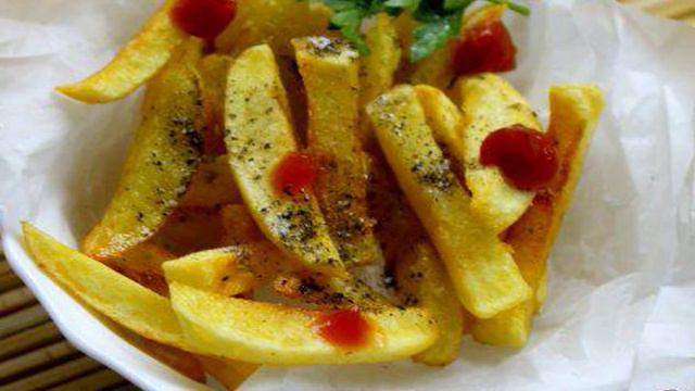 Картофель фри из вареного картофеля