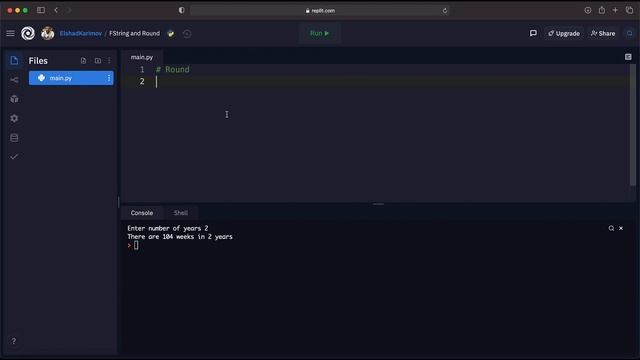 Lecture 5 - F-String and Rounding in Python