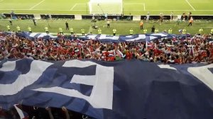 Гимн России на стадионе Фишт