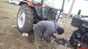 Замена выжимного МТЗ.  Замена лапок на корзине сцепления.   Ремонт день 2