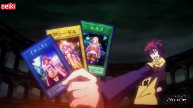 |anime clip|no game no life|crown👑|
