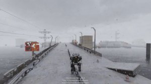 Robot destroys Russian Town in winter Mega Teardown
