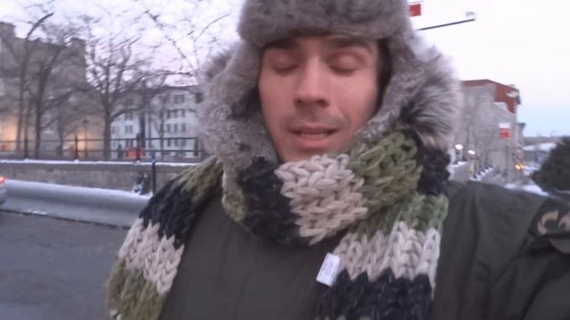 VLOG: Зимний Монреаль (поездка в Монреаль из Торонто на хоккей Россия-США и прогулка по городу)