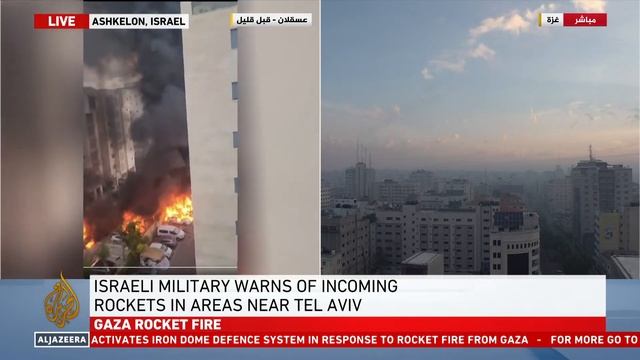 Breaking News: Gaza rocket Fire Towards Israel смотреть онлайн