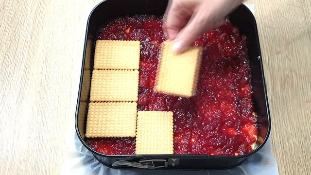 Pyszny i łatwy budyniowiec bez pieczenia 👌 szybkie ciasto bez pieczenia do kawy lub herbaty 👍