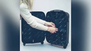 Чемодан пластиковый маленький Valigetti арт.3611602-18