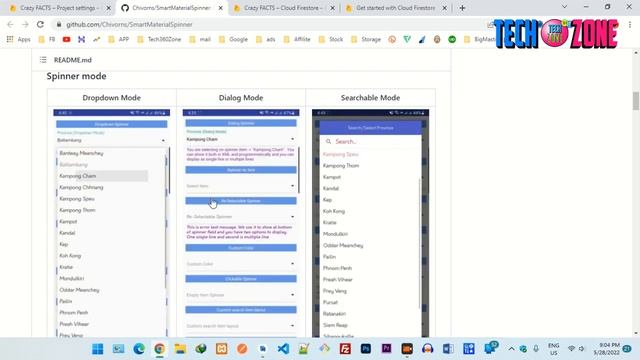 How to integrate Material Spinner in Android Studio App 2022