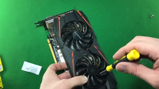 Замена Кулера На Видеокарте Gigabyte RX 480/470/580/570. Кулер С Алиэкспресс Из Китая смотреть онлайн