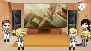 Marley react to Eren VS Marley | Aot reacts