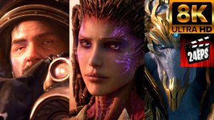 StarCraft II - All CGI Trailers and CGI Cinematics (  Special  8K)