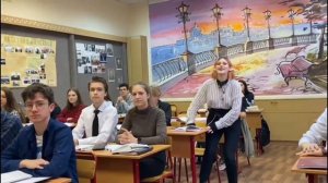 Поздравление с Днём учителя от студентов Гуманитарно-правового колледжа МГПУ