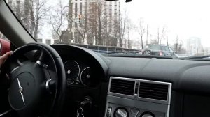 Громкий выхлоп Crossfire 3,2 V6 M112 E32. Без глушителя. Прямая труба с катами